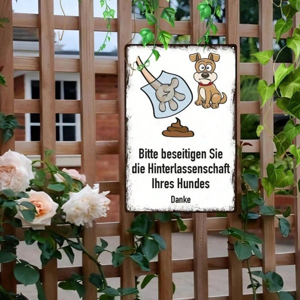 Metal Tin Sign Wall Decoration - 20 cm x 20 cm