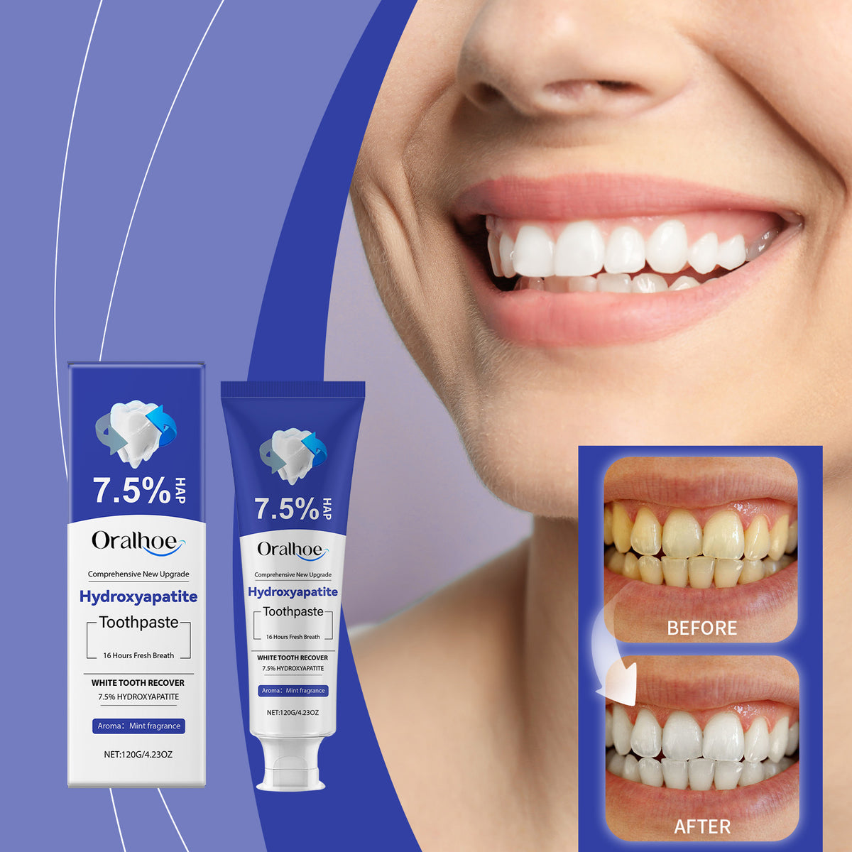 Whitening & Repairing Toothpaste 120g