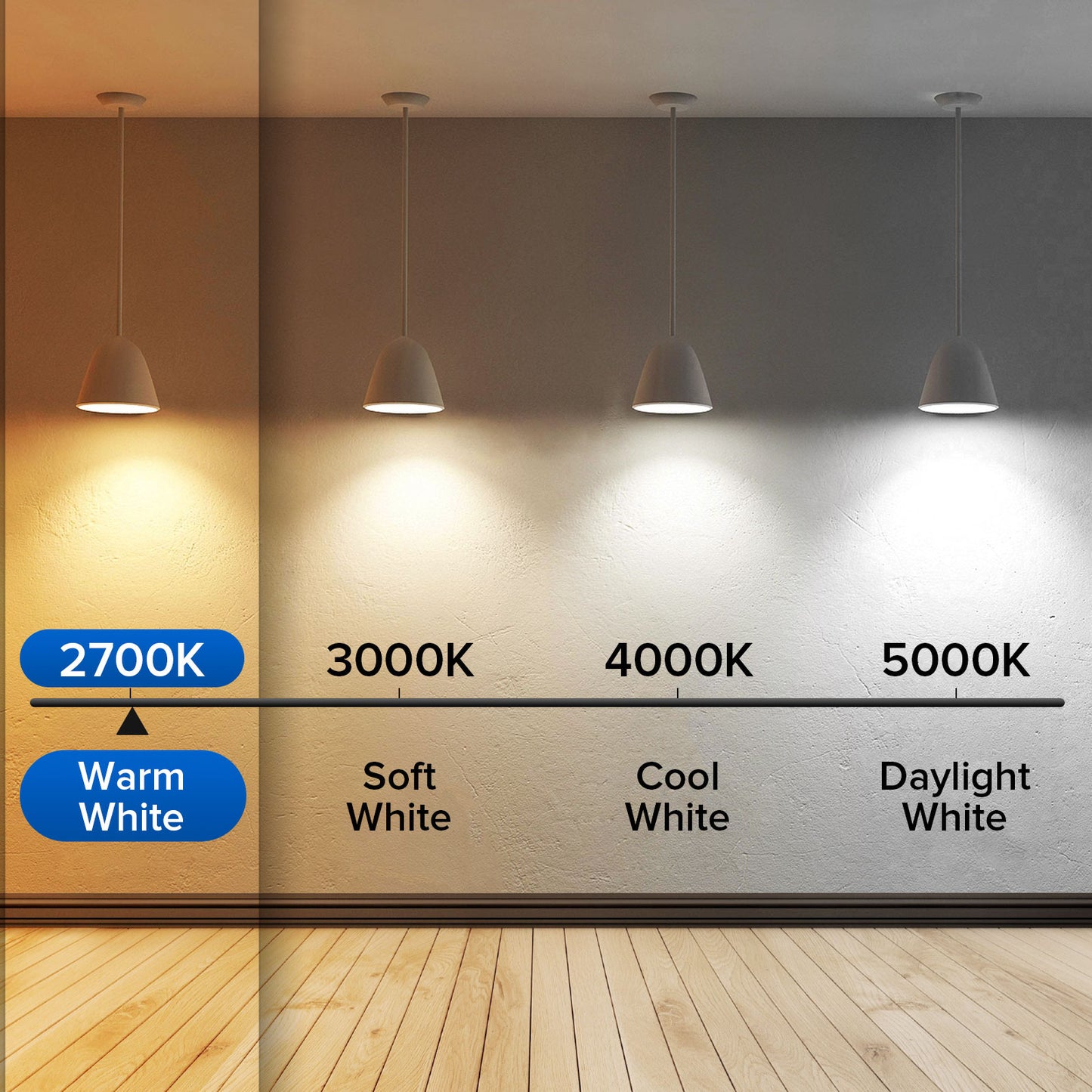 LED Light Bulbs E26 Base 60W Equivalent Non-Dimmable 900 Lumens Energy Efficient