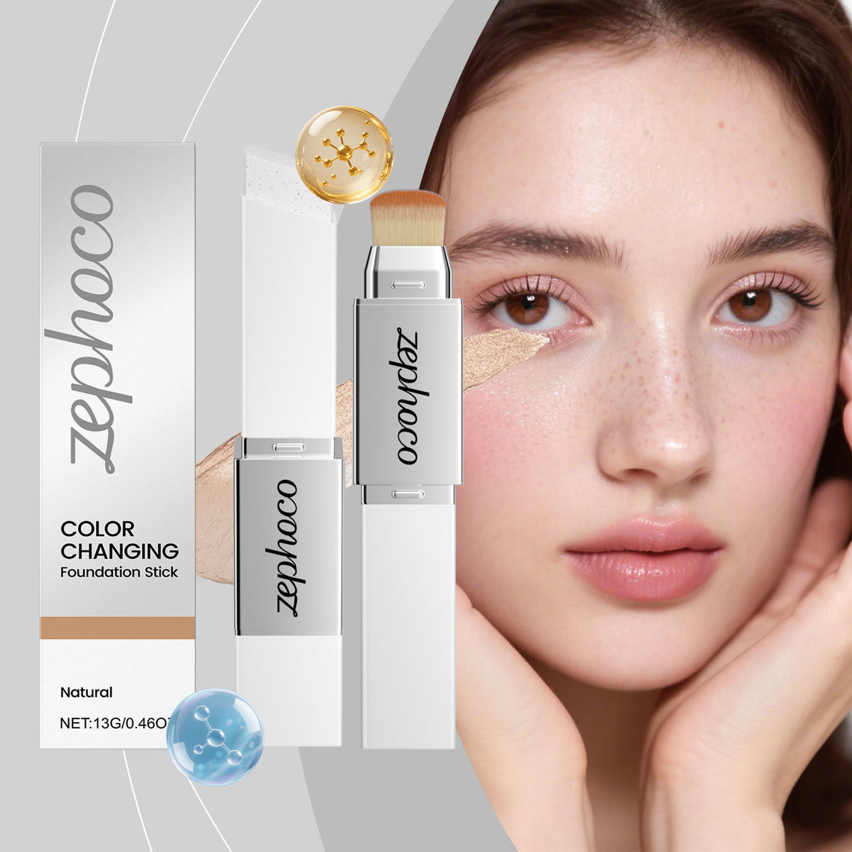 Two In One Color Changing Foundation Make-up Stick -natural Color-13g