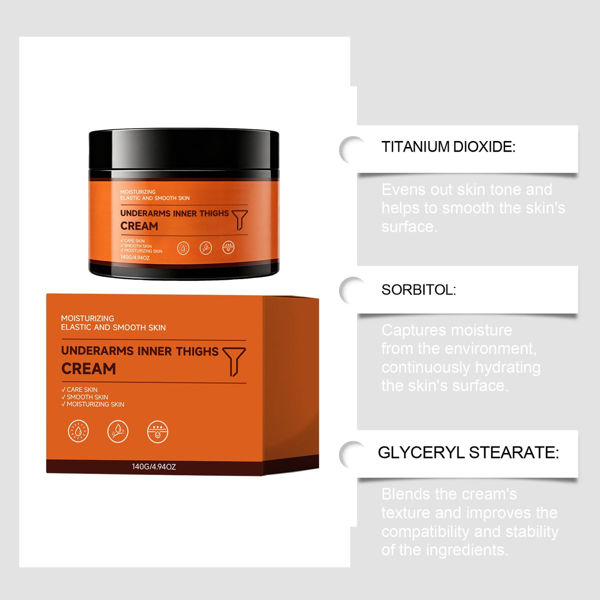 Brightening and Spot-Reducing Face Cream - 140g Skin Care Treatment
