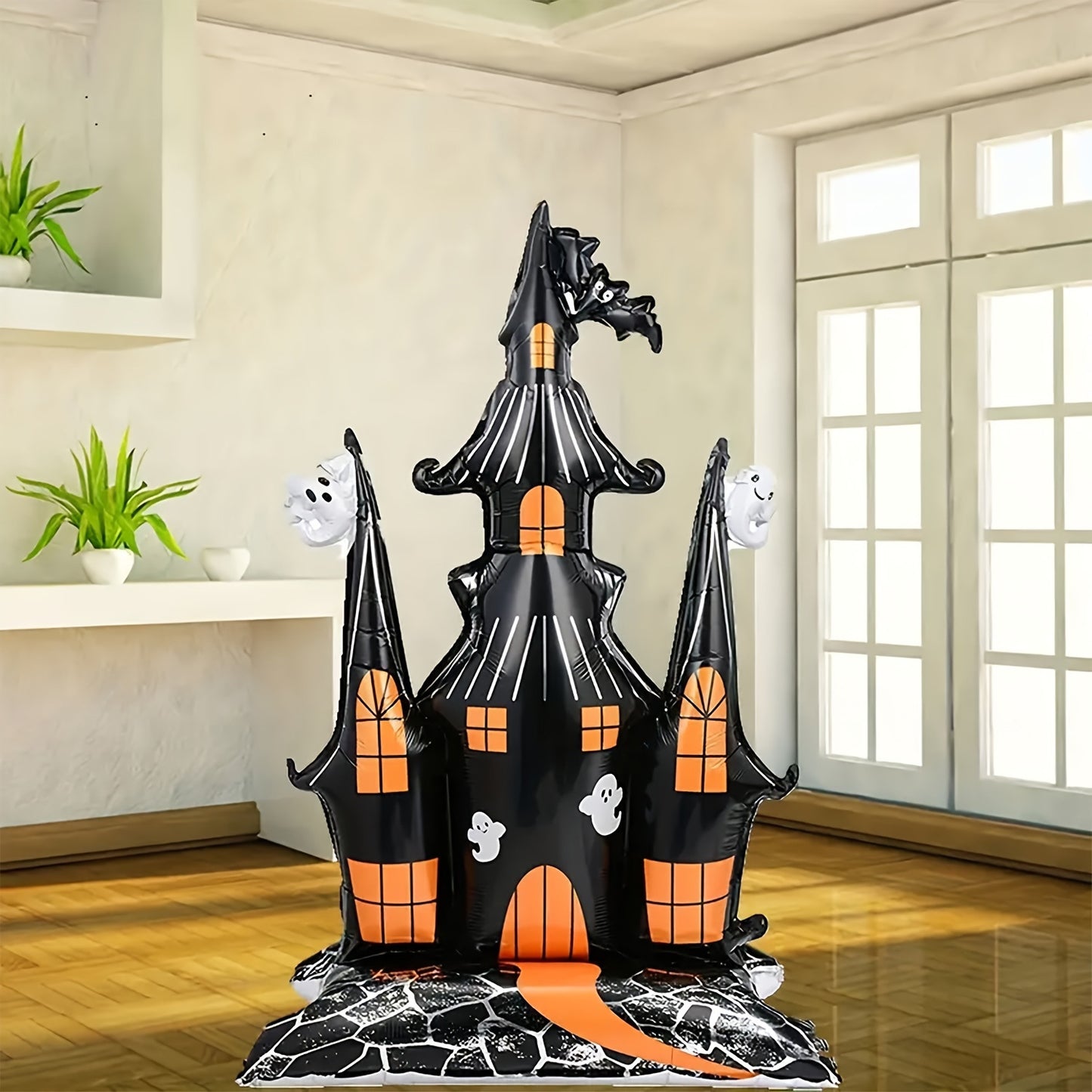 Halloween Castle Balloons Black - Indoor & Outdoor Decoration Props