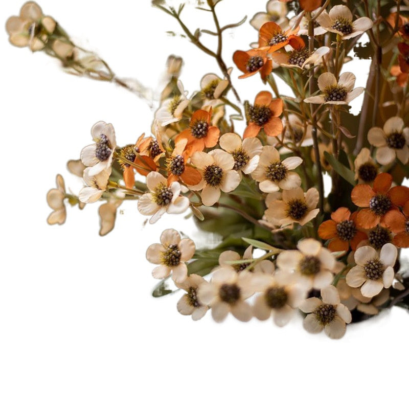 Pastoral Simulation Retro Fake Dried Flowers - Decorative Floral Arrangements