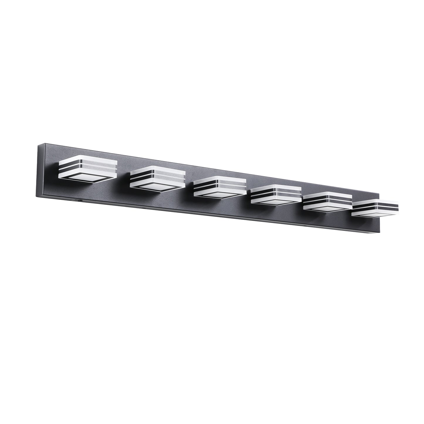 Modern 6-Light LED Vanity Light - Dimmable Wall Fixture