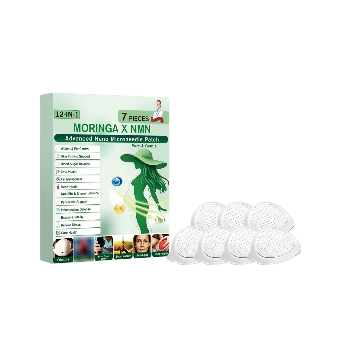 Body Care Patches - 7 Pieces