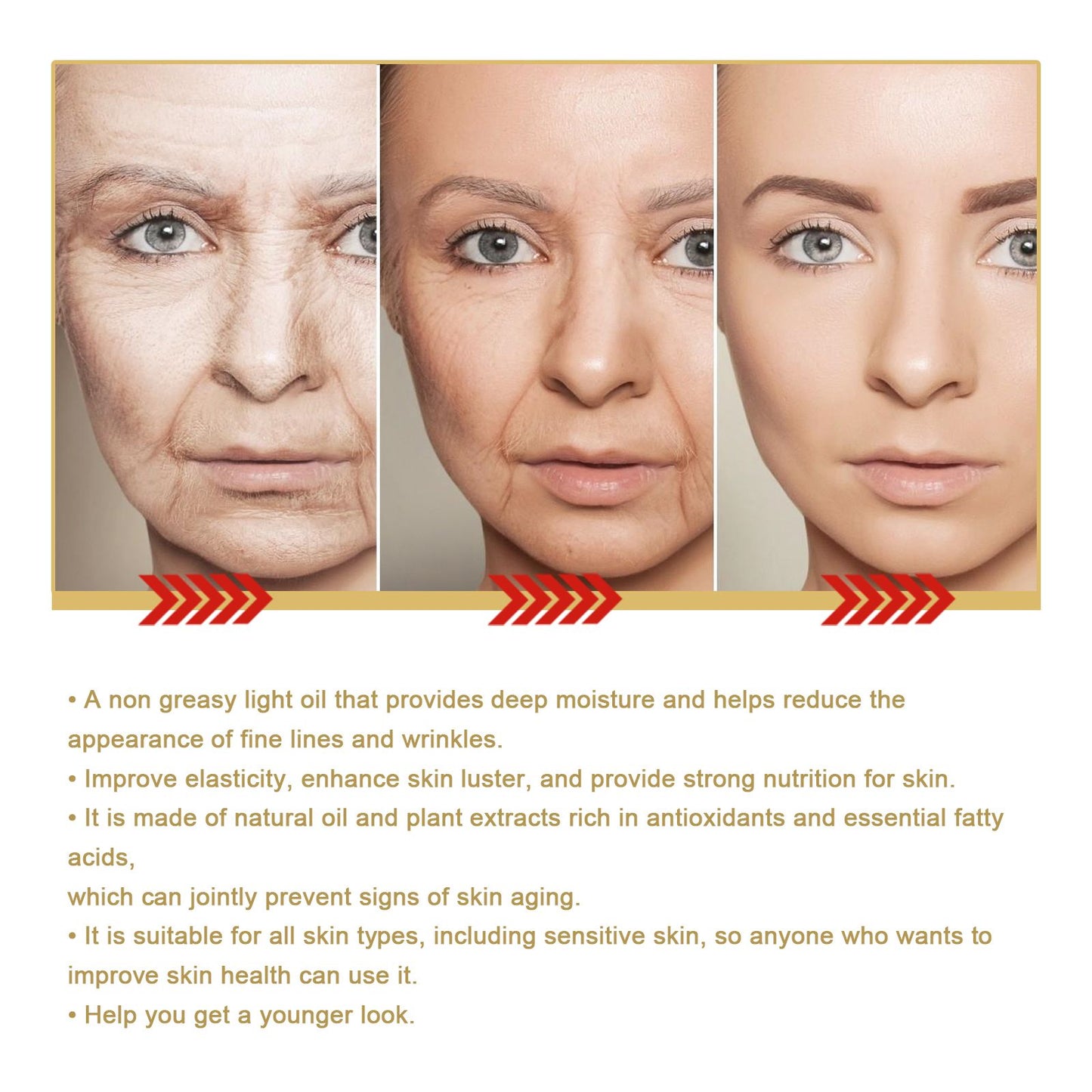 Collagen Anti-Aging Facial Essence - Peptide & Hyaluronic Acid Skin Serum