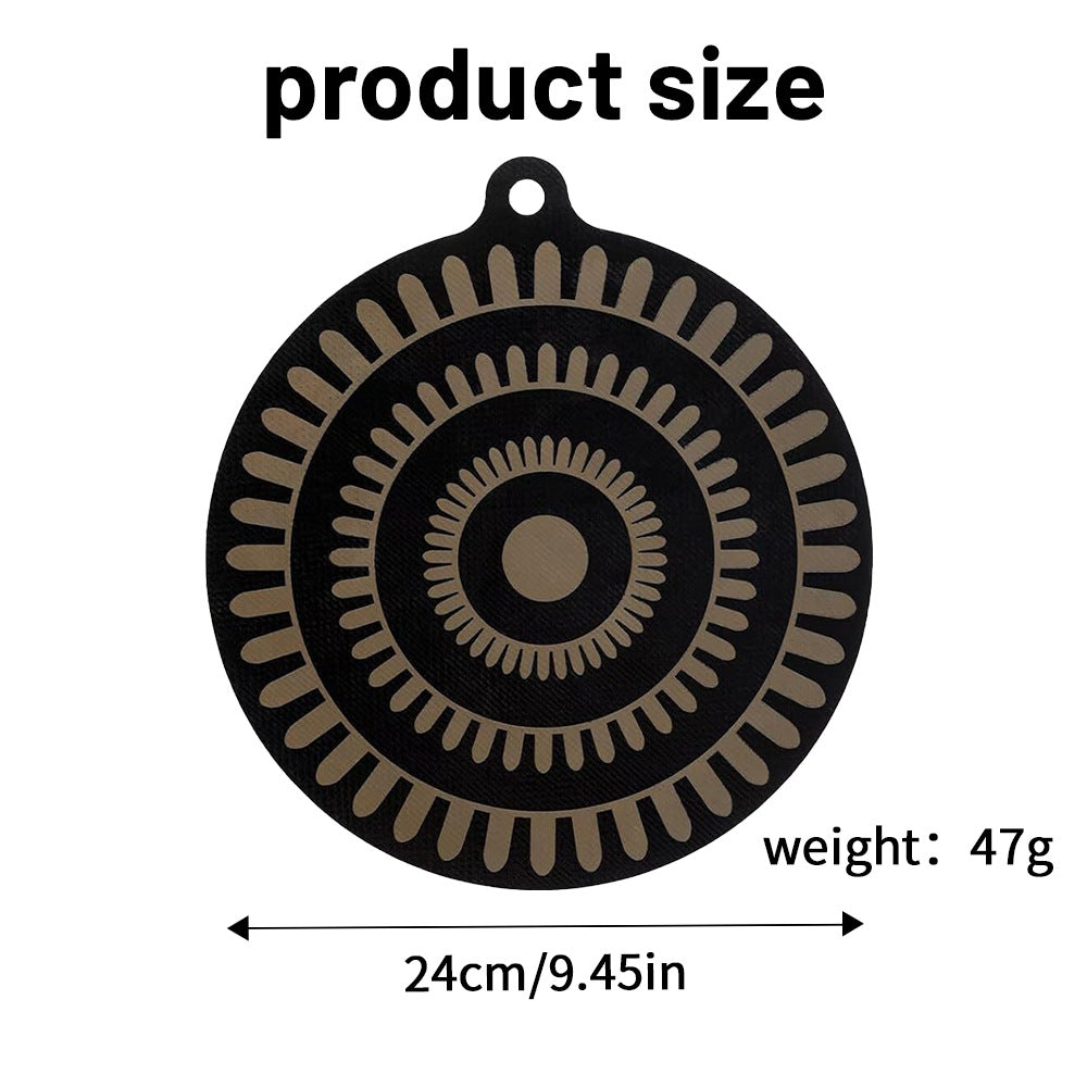 Silicone Color-Changing Induction Cooker Mat Oil-Proof Non-Slip 24cm