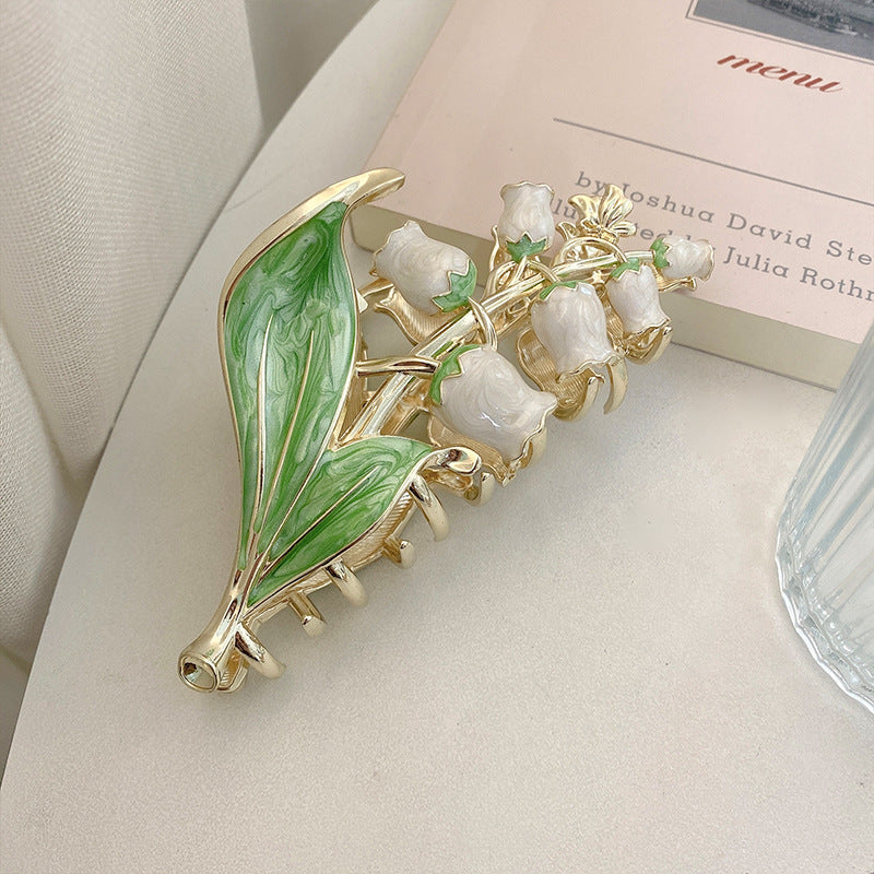 Women's Lily Of The Valley Hair Clip Large