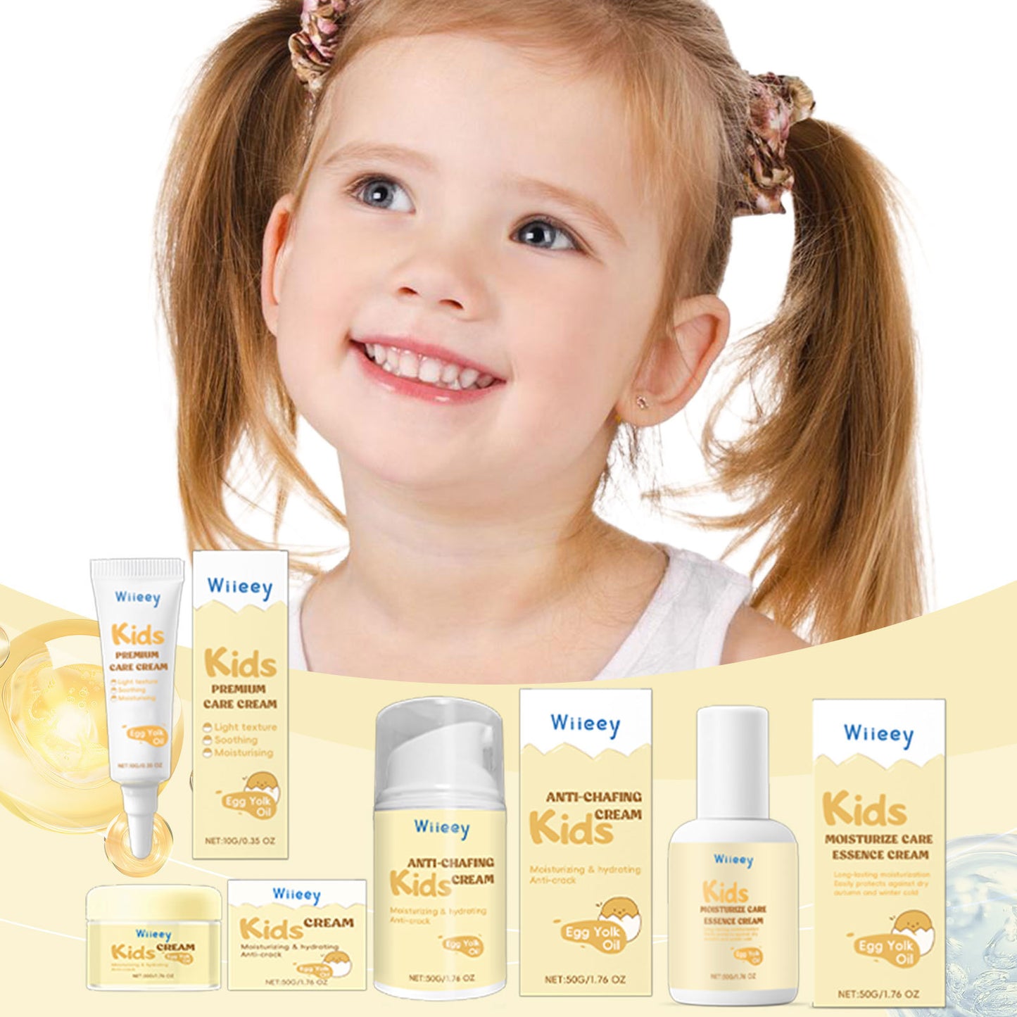 Children's Moisturizing Neck Cream - Water Lock, Hydrating Emulsion, Essence & Care Cream