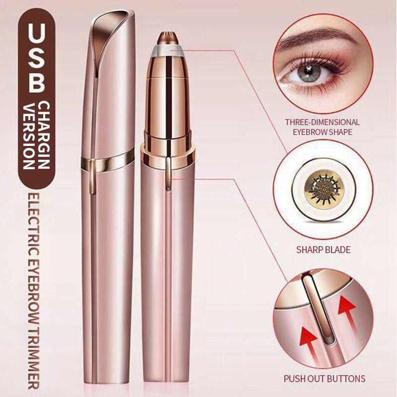 Electric Eyebrow Razor - USB Rechargeable Facial Hair Remover
