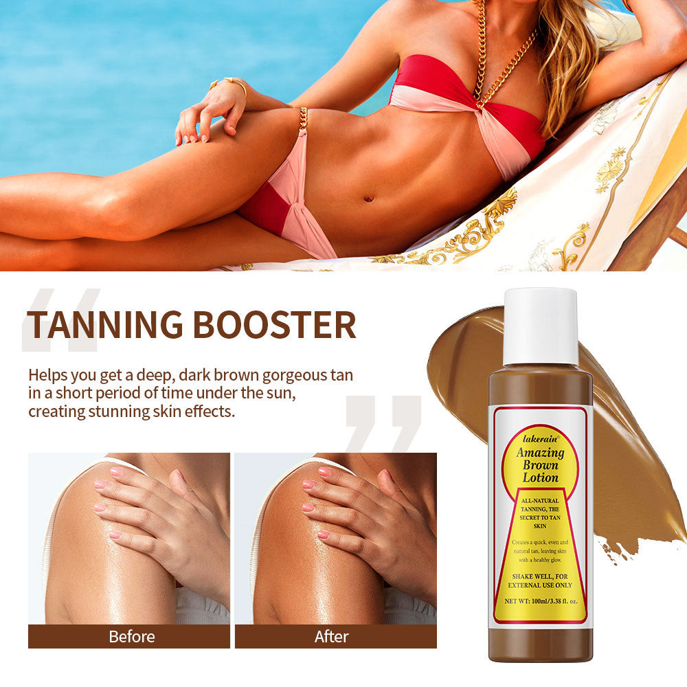Sun Tanning Cream Beach Sunbathing Bronze