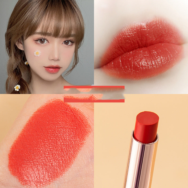 Moisturizing Lipstick - Semi-Matte Velvet Finish - 6 Colors