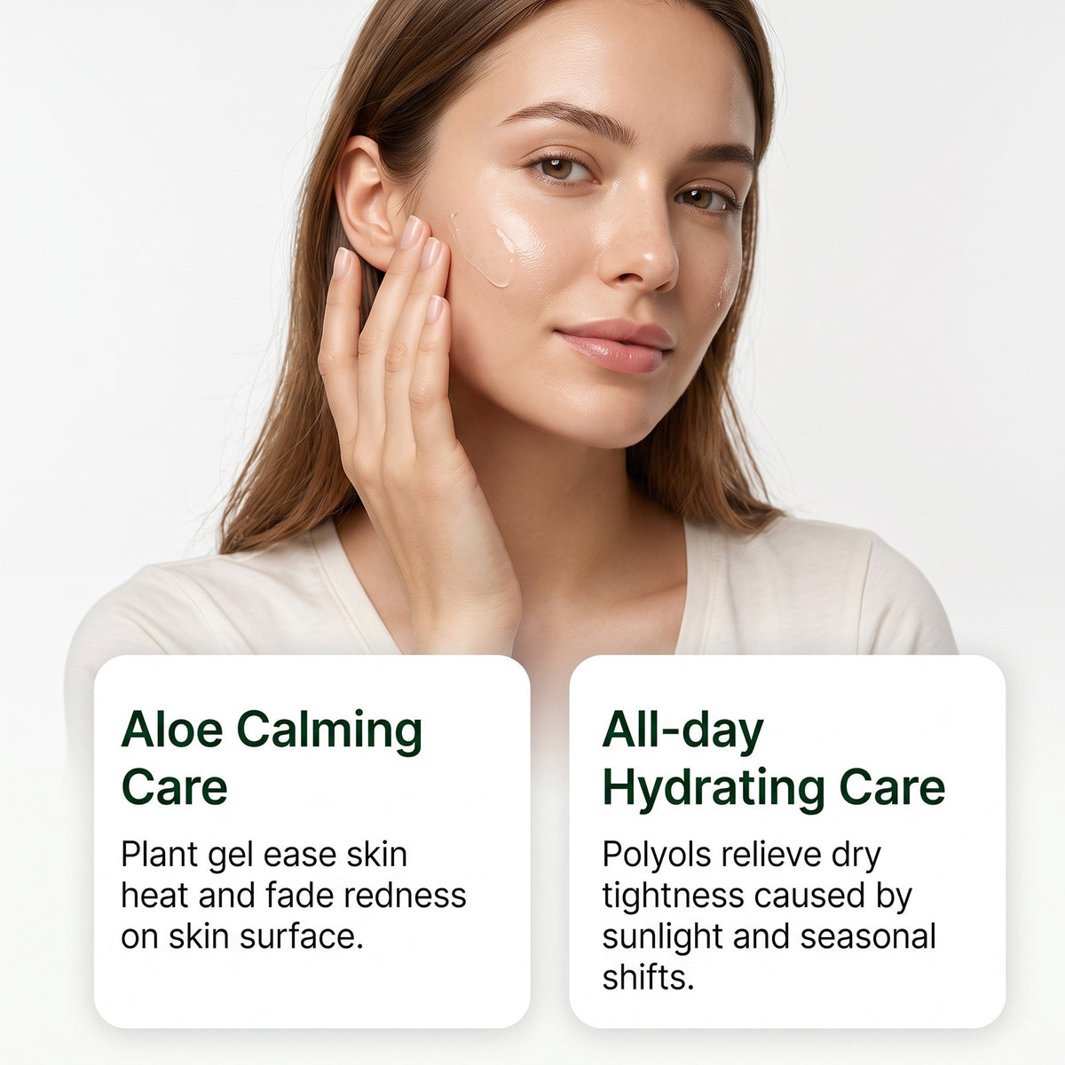 Aloe Vera Gel - Easy to Apply, Non-Sticky - 30ml