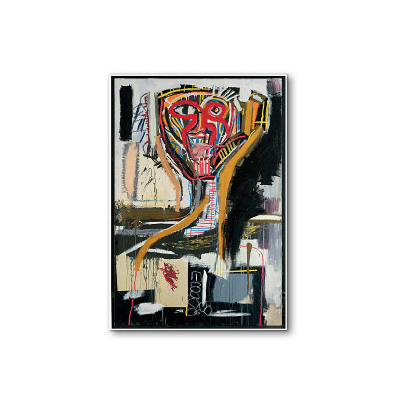 Abstract Graffiti Frameless Canvas Wall Art - Multiple Sizes & Styles