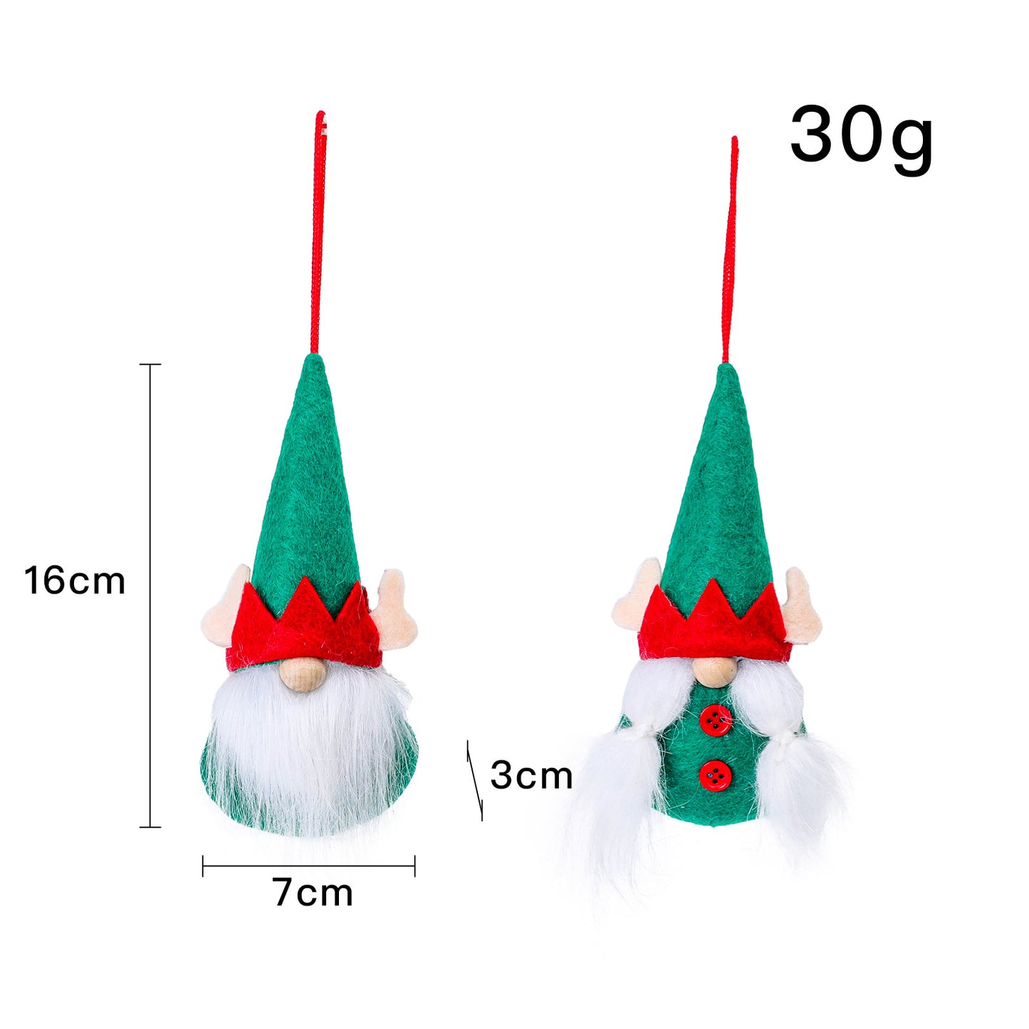 Christmas Faceless Doll Pendant Set - Holiday Home & Party Decor