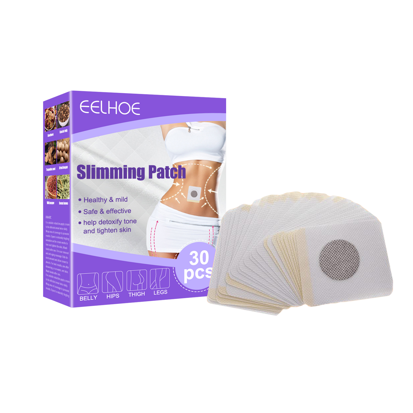 Body Sculpting Belly Button Patch - Herbal Firming & Slimming Stickers