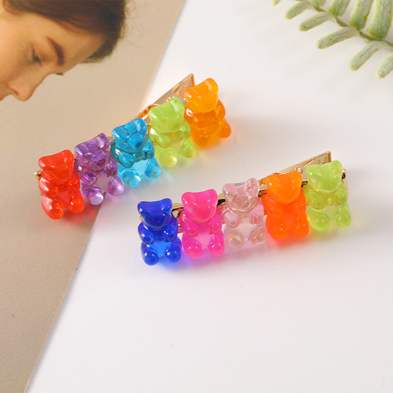 Cartoon Bear Hair Clips for Women - Cute Animal Hair Accessories, Multiple Styles
