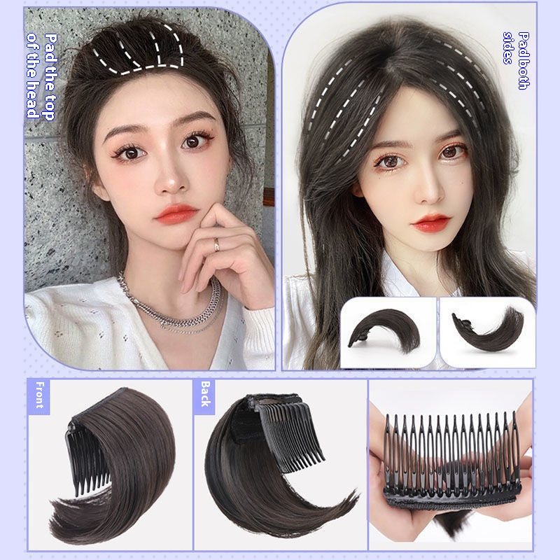 Skull Fluffy Synthetic Wig Set for Women - Curly, Medium & Long Styles