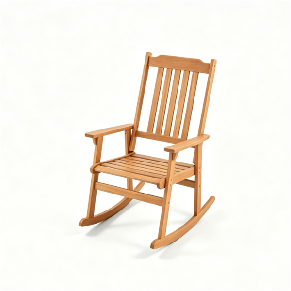 Acacia Wood Outdoor Rocking Chair - Heavy Duty 400LBS Capacity