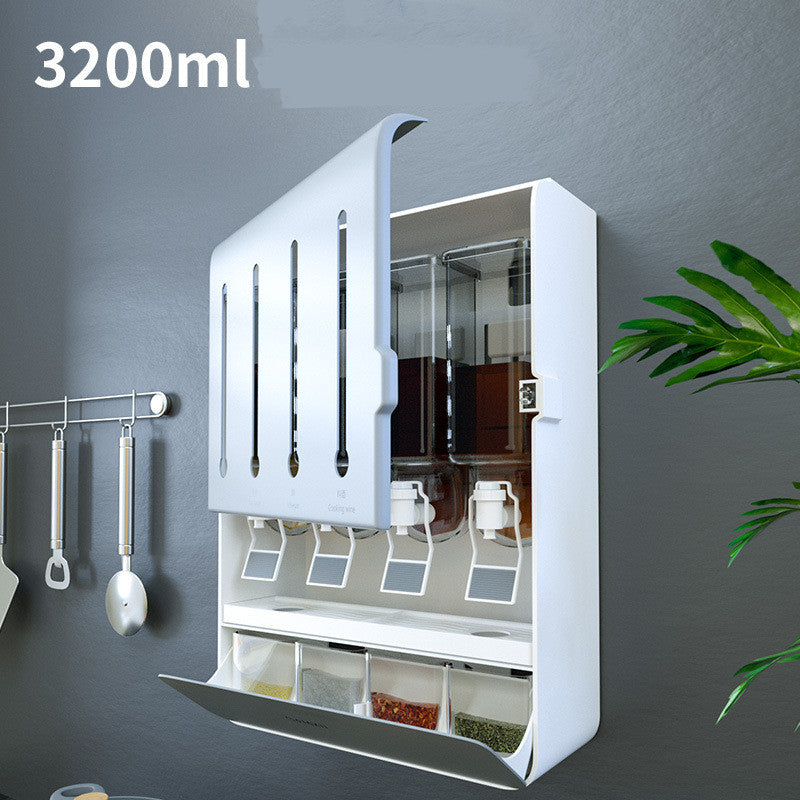 Multifunctional Wall Storage Seasoning Box - Modern Minimalist