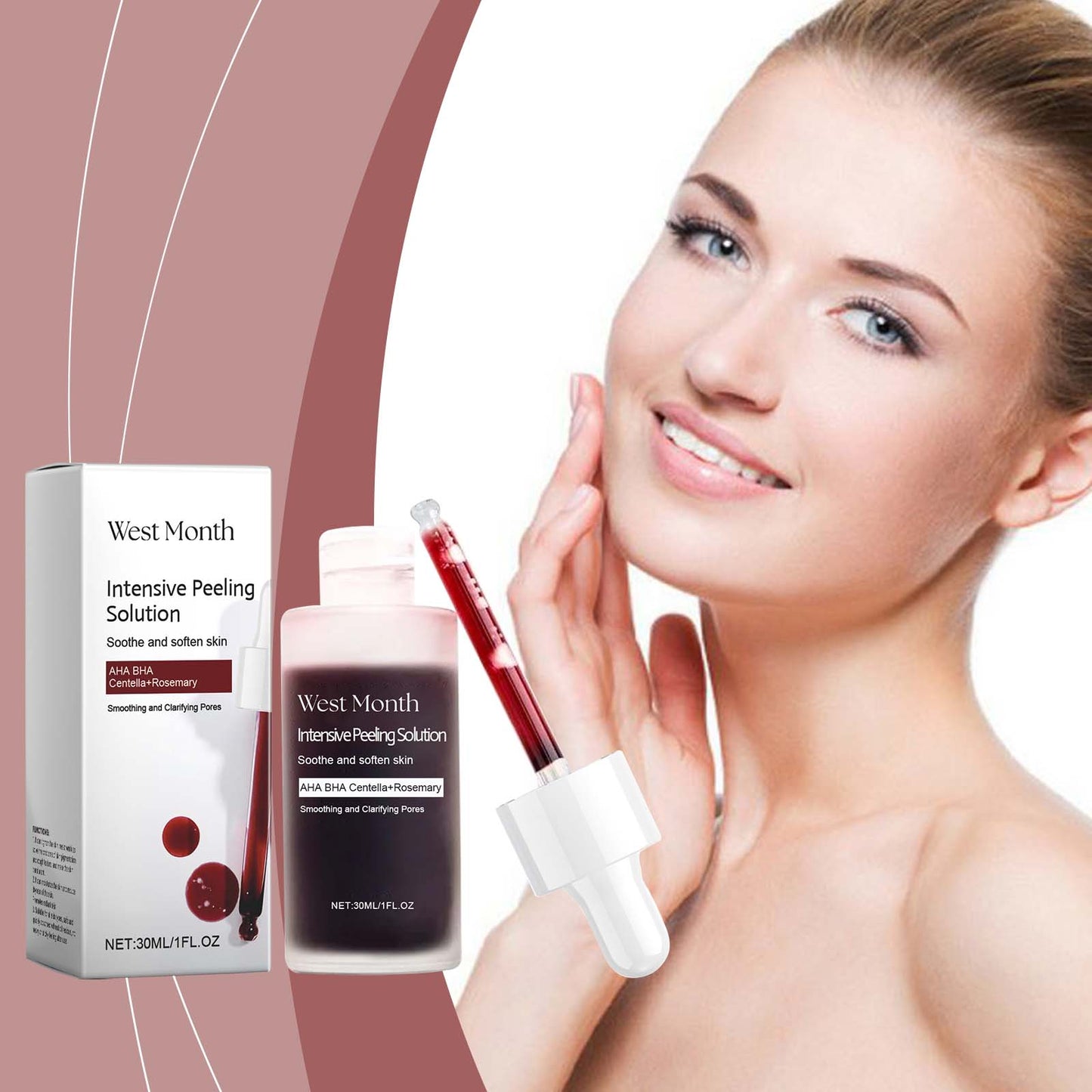 Exfoliating Brightening Facial Serum 30ml - Skin Renewal & Glow
