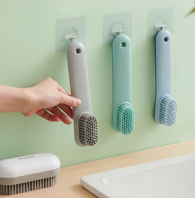 Multifunctional Shoe Cleaning Brush Laundry Brush - Soft Fur Household Cleaning Tool