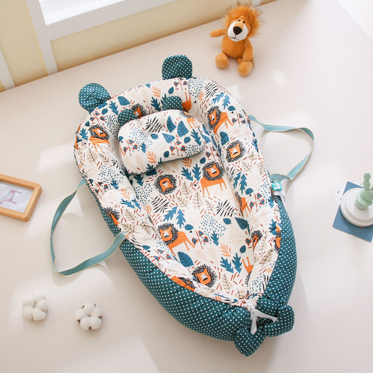 Portable Baby Crib Carry Bag - Foldable Travel Storage for Nursery