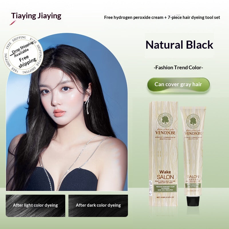Plant-Based Hair Dye Cream - Gray Coverage