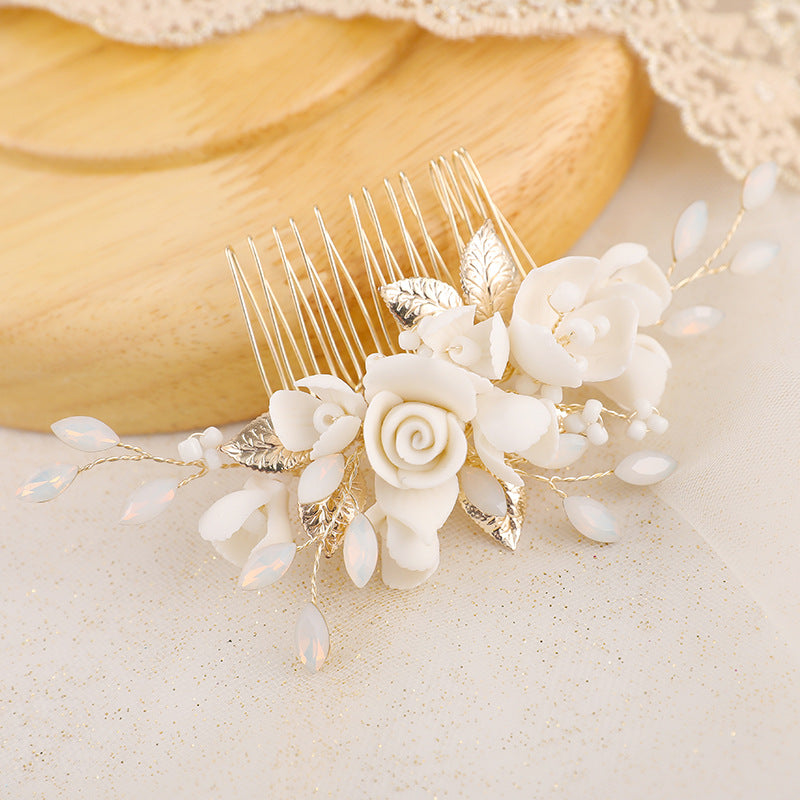 Wedding Bridesmaid Fairy Hair Accessories - Silver & Light Gold
