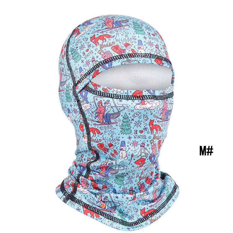 Kids Ski Face Protection Headgear Set