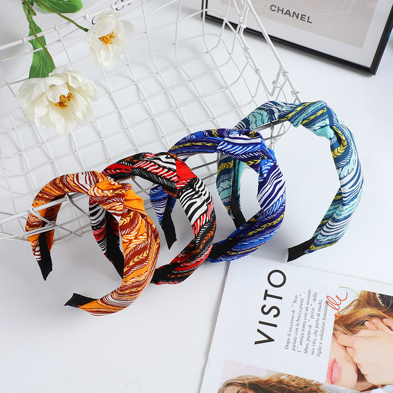 Cute Satin Wide-Brim Headband for Children and Adults - Multiple Colors