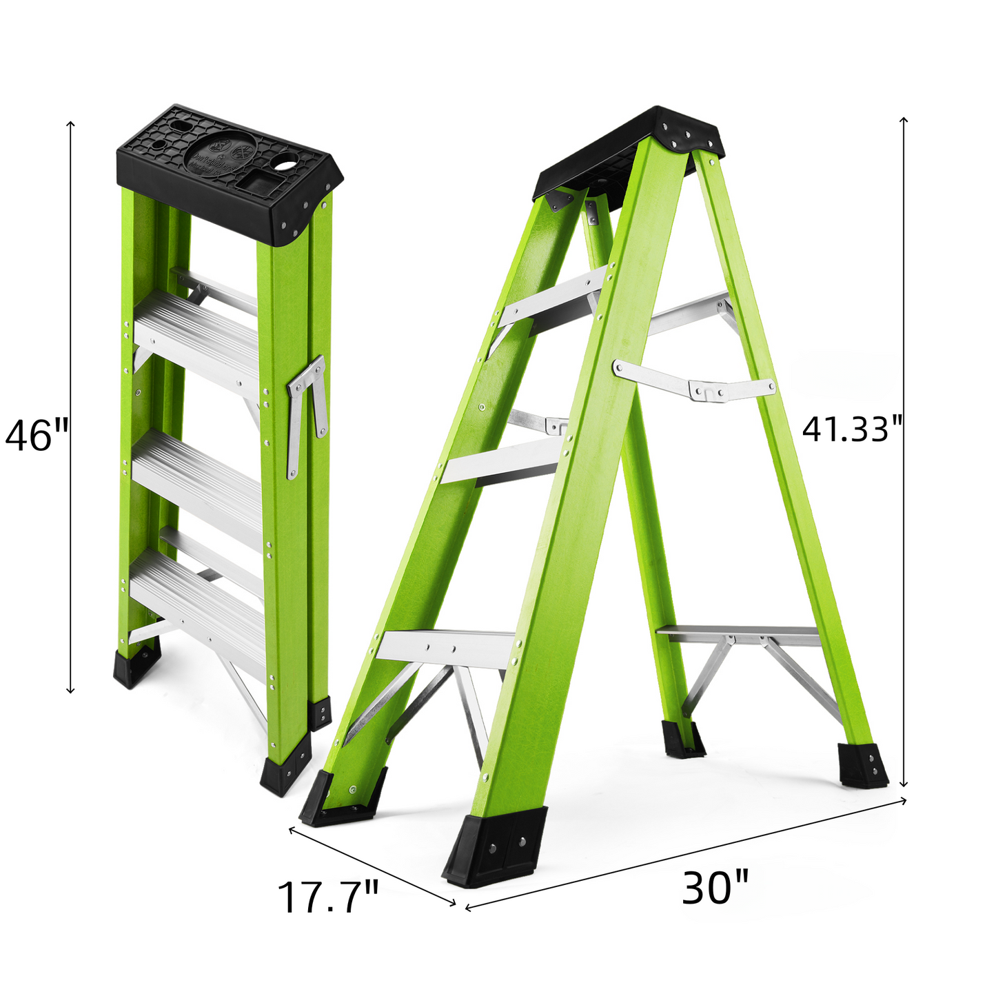 Fiberglass Ladder, Single-sided Stepladder For Electrical Engineering