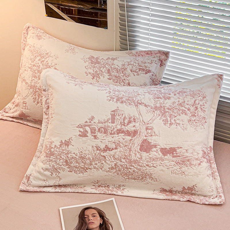 Extra-Thick Milk Velvet Pillowcases - Soft Home Textiles, 1 Pair