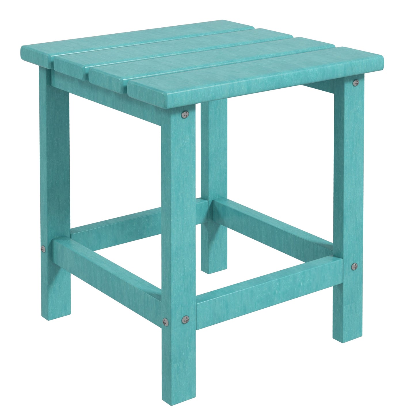 15" Outdoor Side Table - HDPE Plastic for Adirondack Chairs - Green