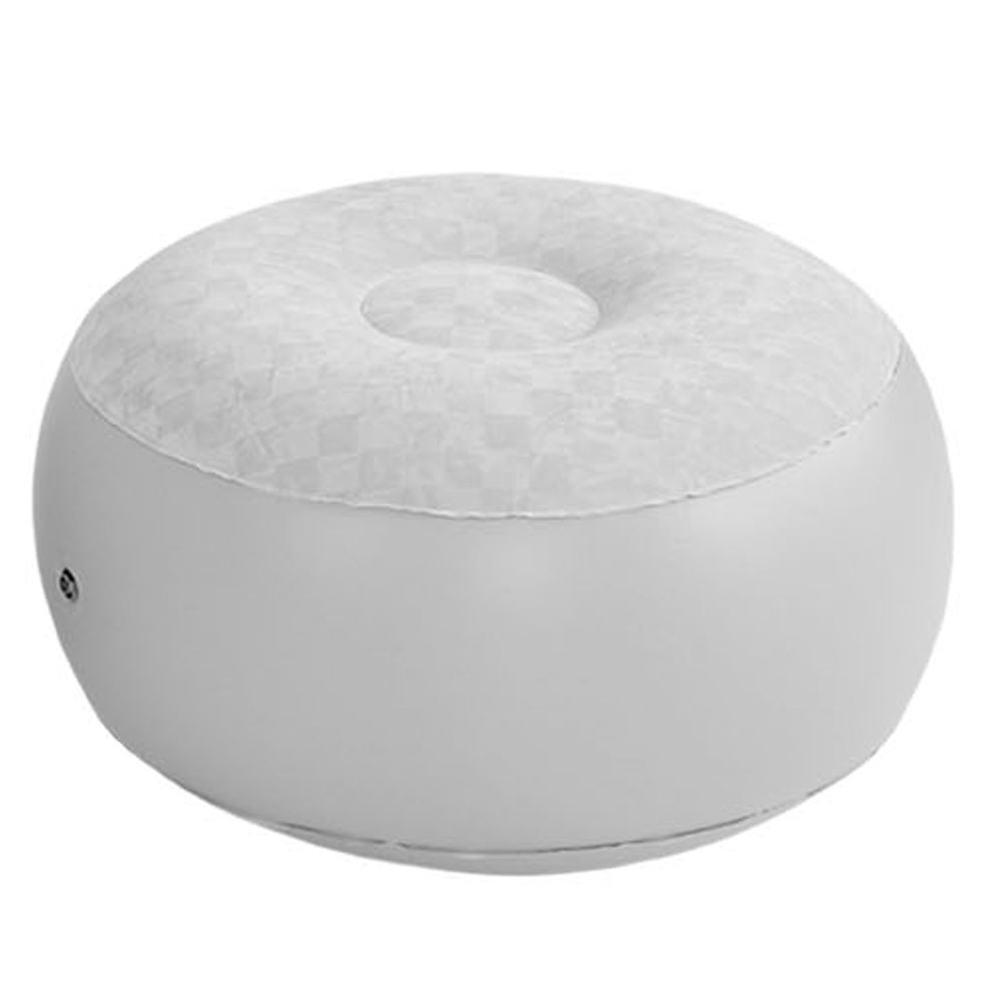 Inflatable Lounge With Footstool PVC Flocking Water Proof Folding