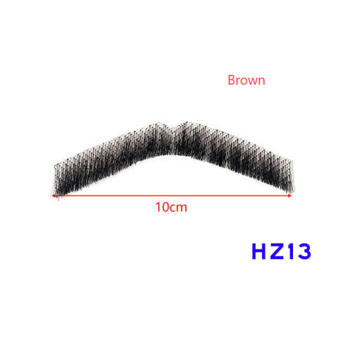Hand-Woven Fake Beard & Eyebrow Makeup Props for Film & TV