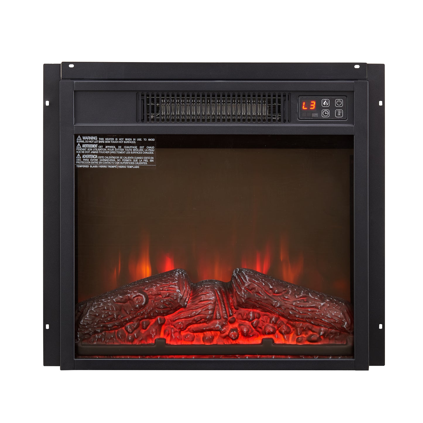 Electric Fireplace Insert 18 1400W 120V ,Equipped With Remote