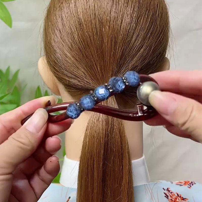 Blue Hair Comb Clip Hairpin