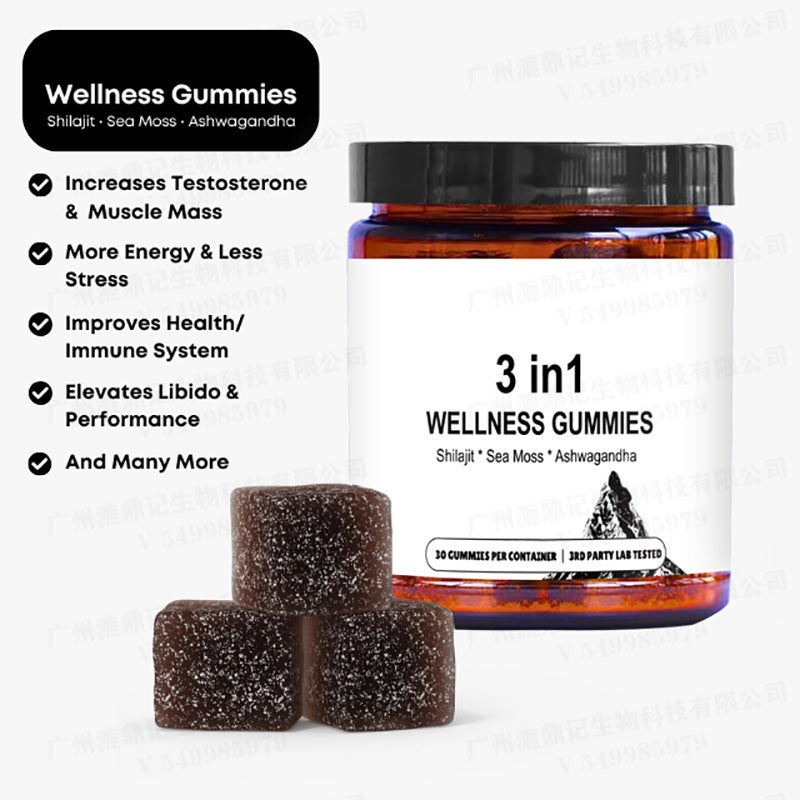 Three-in-One Soft Candy Gummies - 30 Tablets