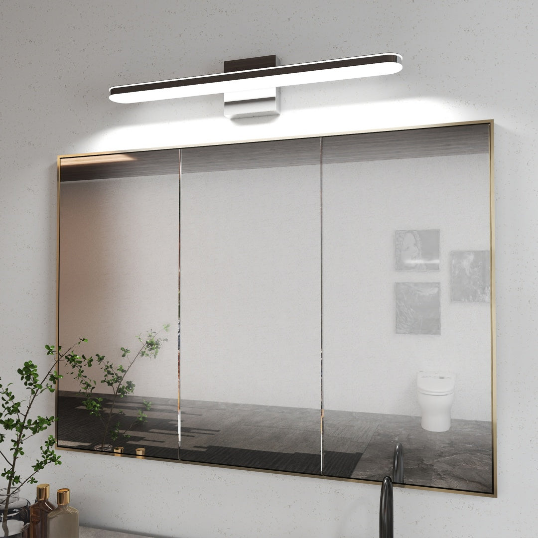 24 Inch Dimmable LED Bathroom Vanity Light Chrome Wall Fixture