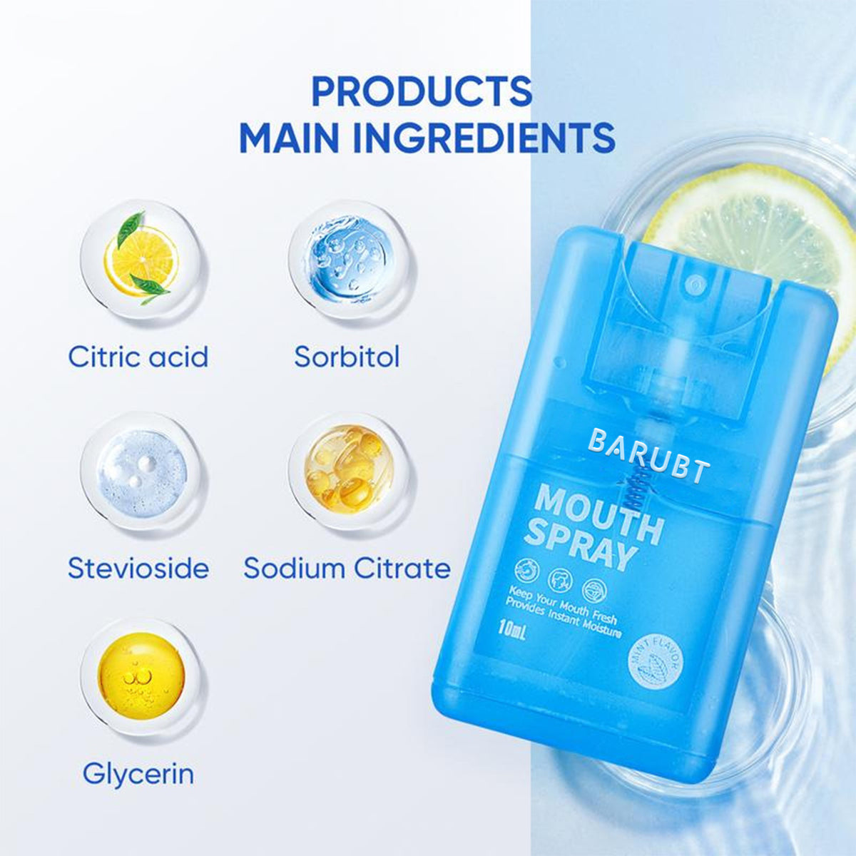 Portable Oral Spray for Fresh Breath