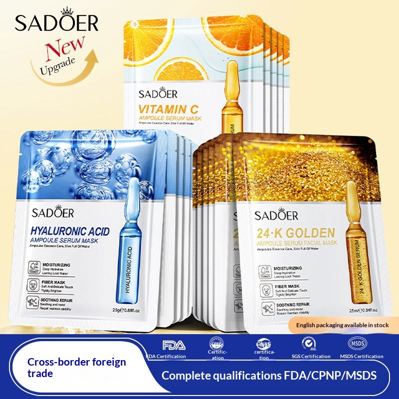 All-English Sadeor Essence Facial Mask Hydrating And Moisturizing
