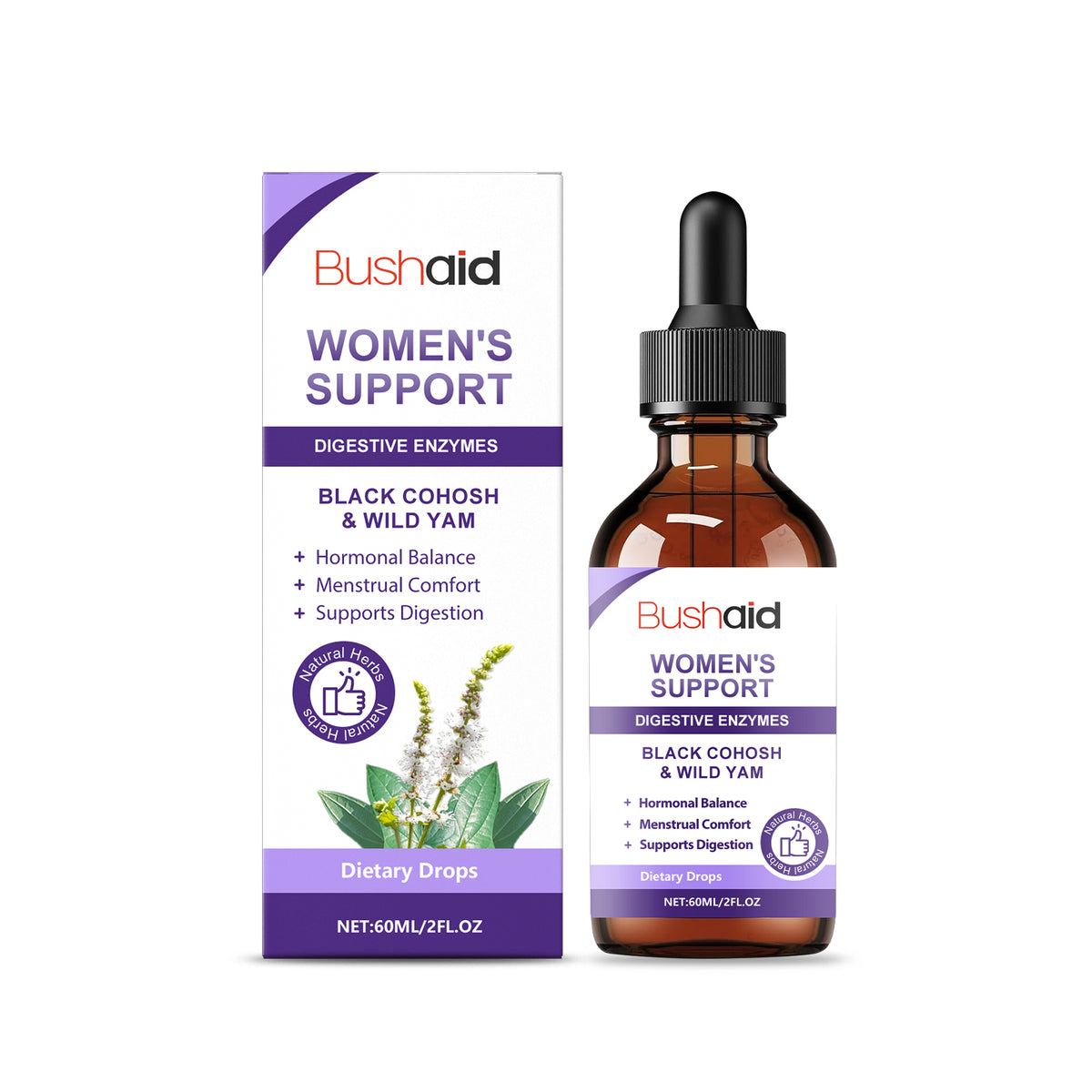 Hormone Balance Support Supplement - Nutritional Drops 60ml