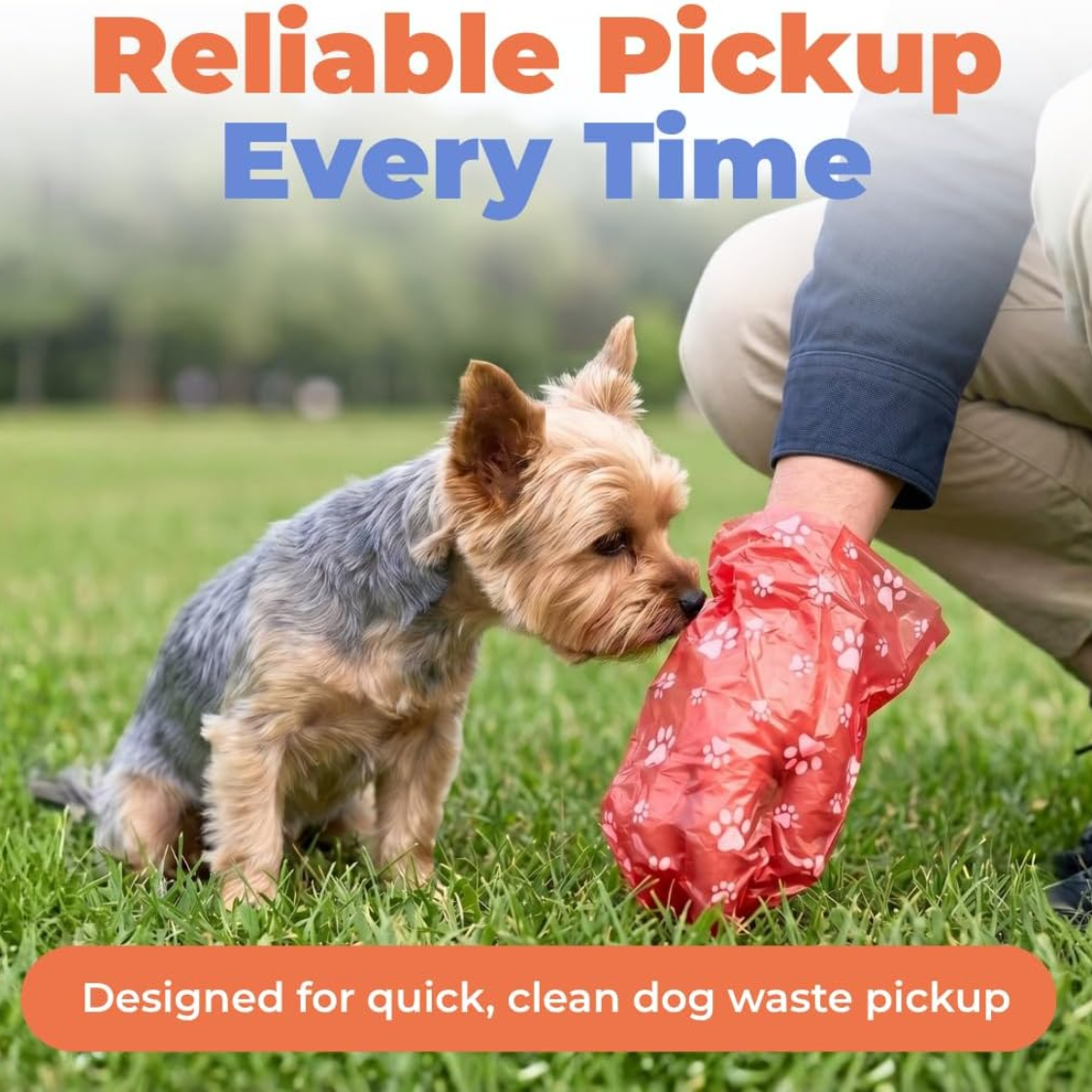 Dog Waste Bags 150 Count Leak-Proof Tear-Resistant Disposable Poop Bags