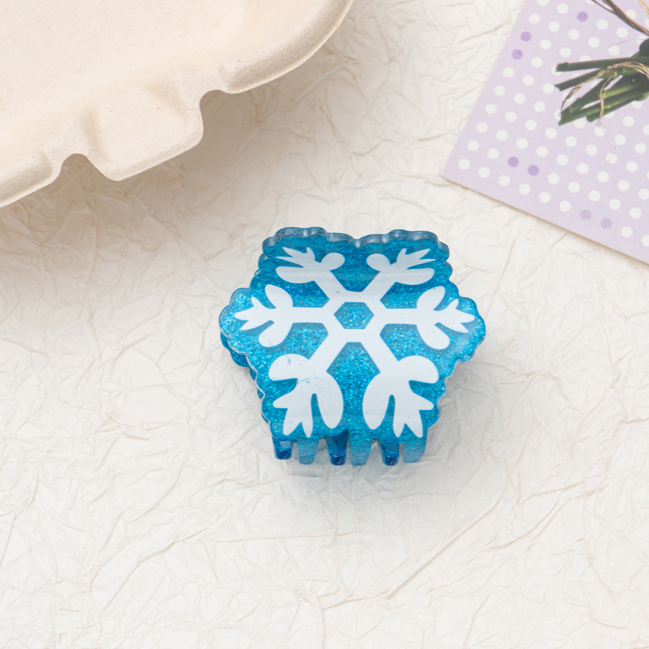 Christmas Snowflake Gingerbread Man Hair Accessories Set - Holiday Hair Clips & Headbands
