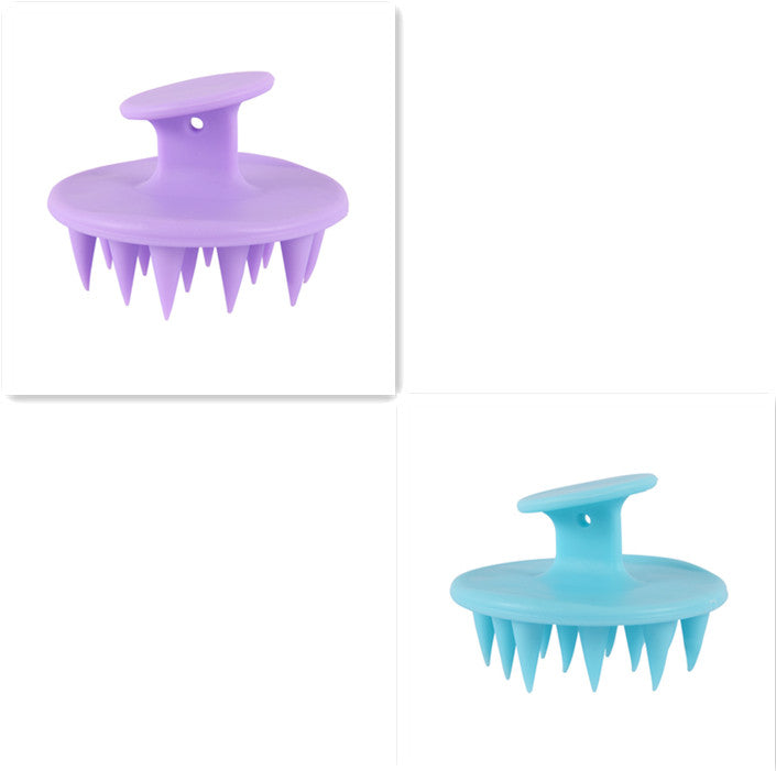 Silicone Shampoo Brush Massage Hair Scalp Cleaner Hair Care Tool