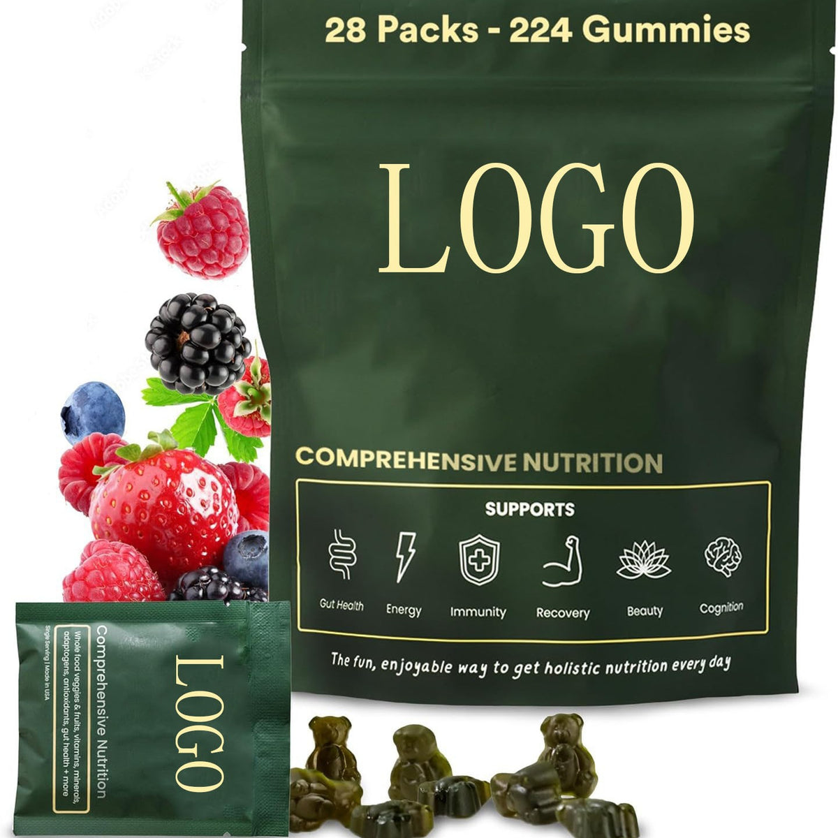 Prebiotics Spirulina Soft Candy - Multiple Quantities