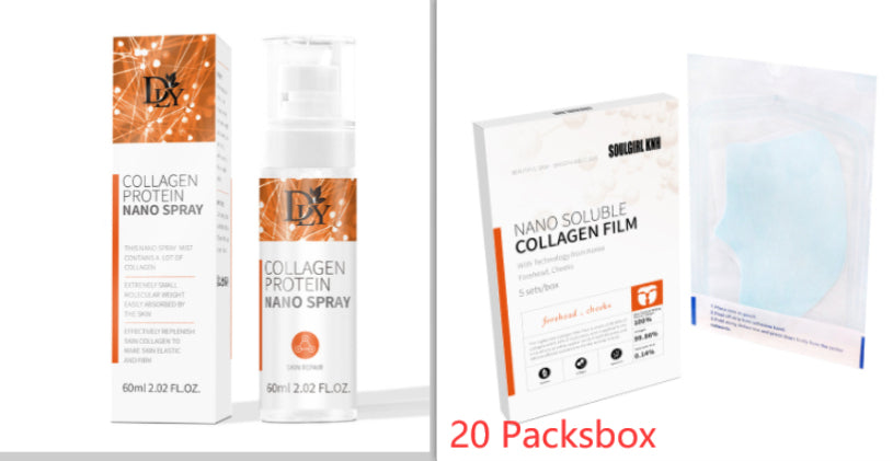Hydrolyzed Collagen Facial Mask Pack - Instant Skin Hydration & Repair