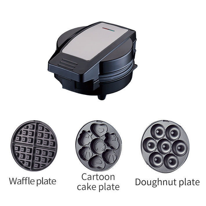 Cake Maker Sandwich Donut Cookie Baking Machine - Stainless Steel, Multi-Color