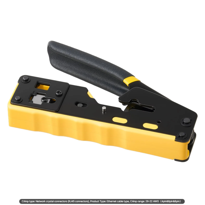 RJ45 RJ11 RJ12 Ethernet Crimping Tool Kit with Wire Stripper & Connectors